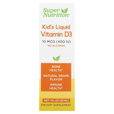 Super Nutrition, Kid's Liquid Vitamin D3