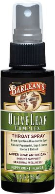 Barlean's Olive Leaf Complex, Throat Spray