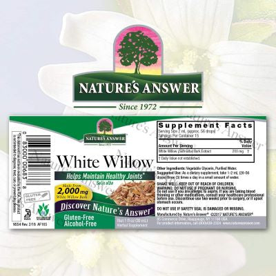 Nature's Answer White Willow Extract